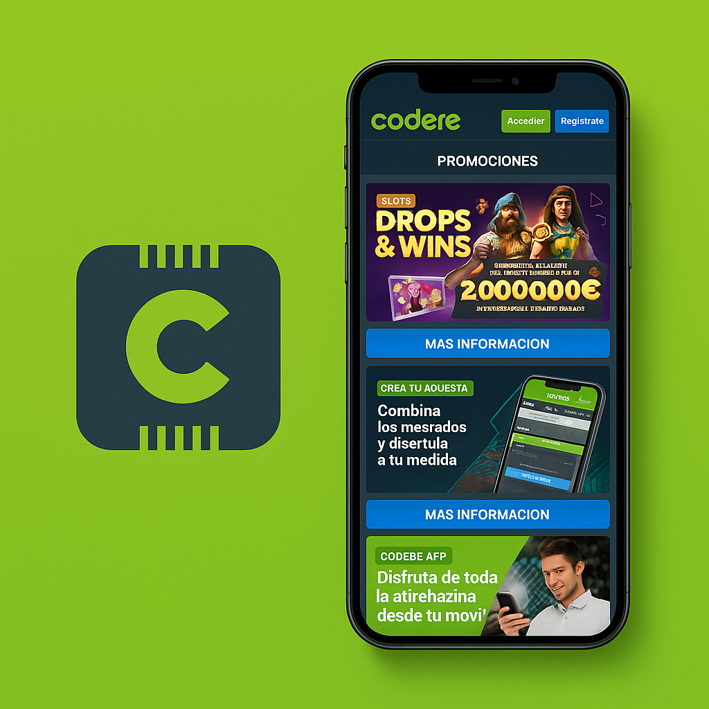 Promos móviles activas en Codere Casino
