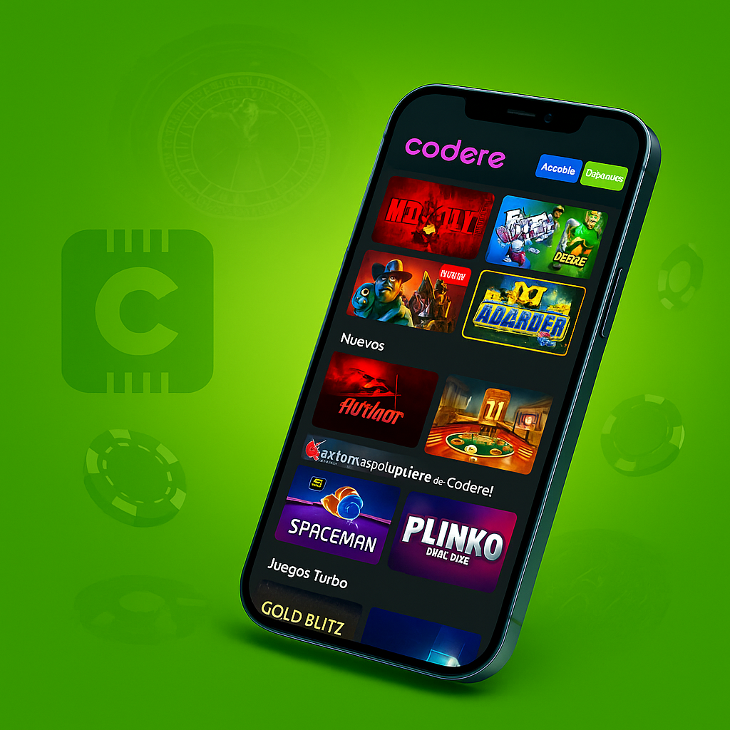 Juegos nuevos en Codere Casino app